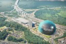 A rendering of the proposed Sphere in Maryland.