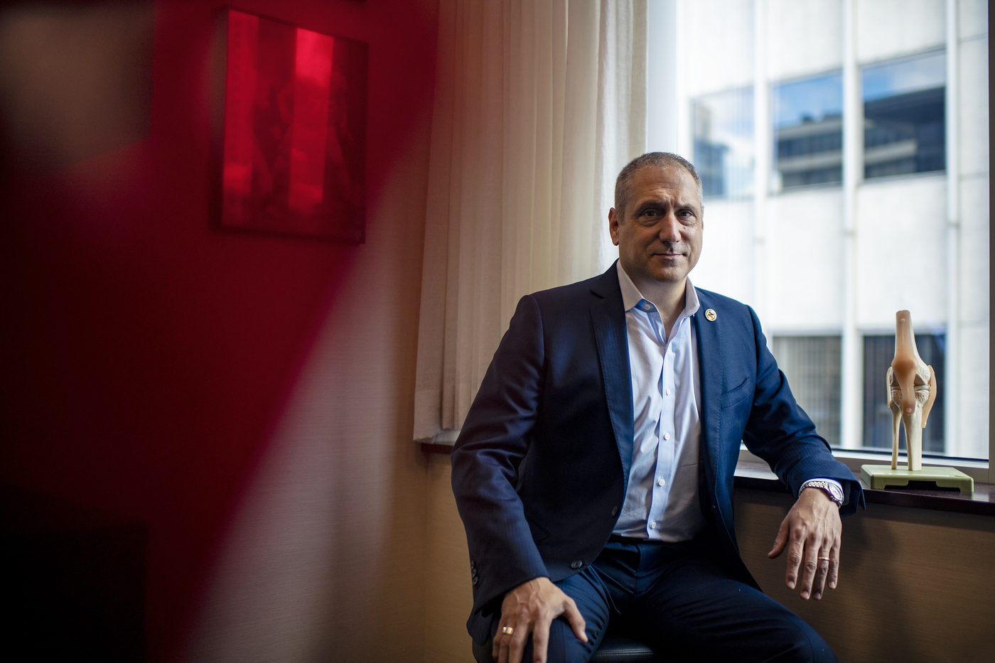 Dr. Gian Corrado poses for a portrait.