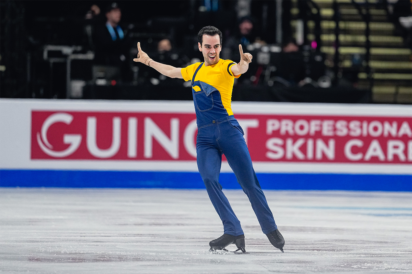 What is the problem with an Olympic figure skater’s ‘Minions’ routine?