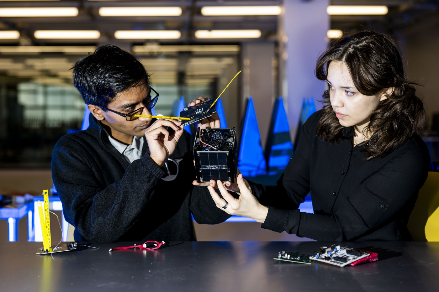 Students reach for the stars with launch of first satellite