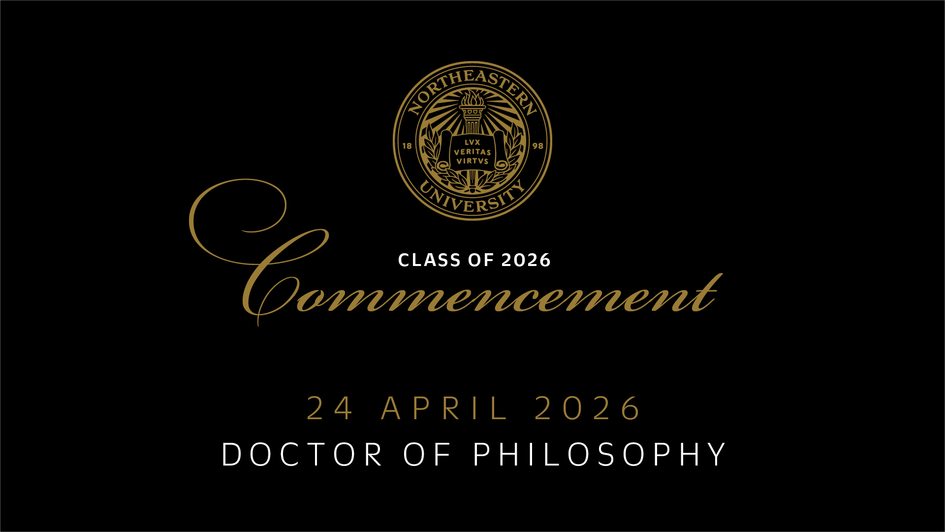 Doctor of Philosophy Commencement