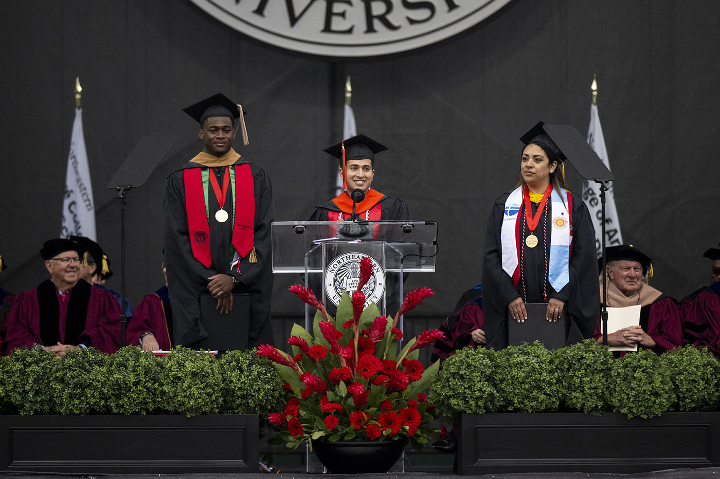 Graduate student speakers say Northeastern handed them the key
