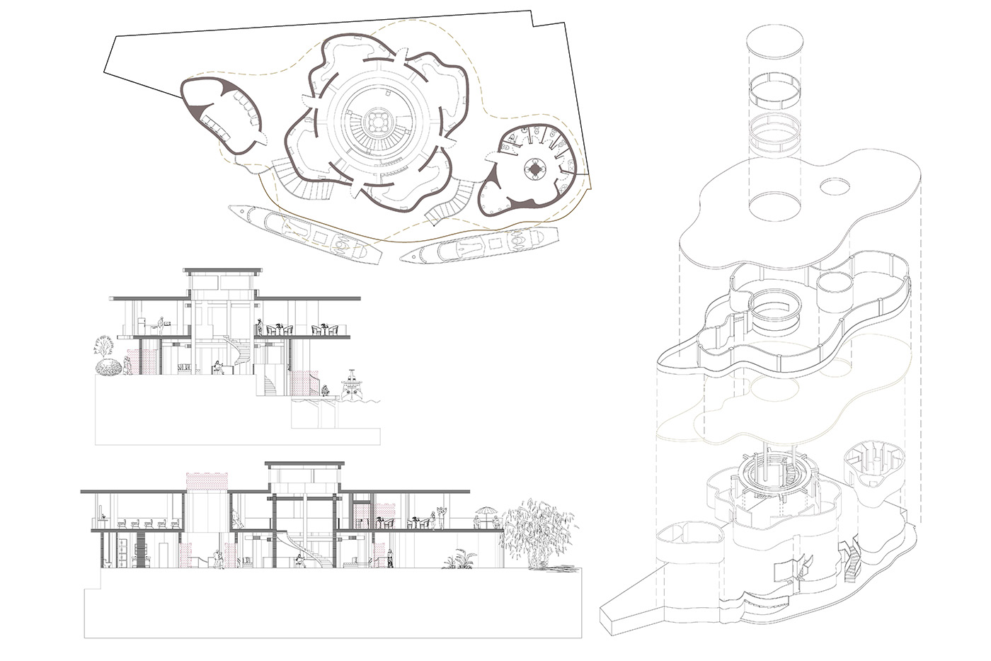 Designs for a multi-story building