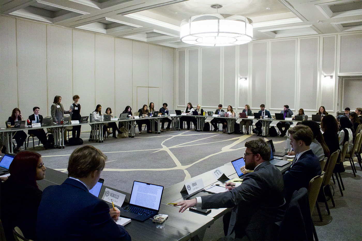 NU students place first at Model NATO and Arab League conferences