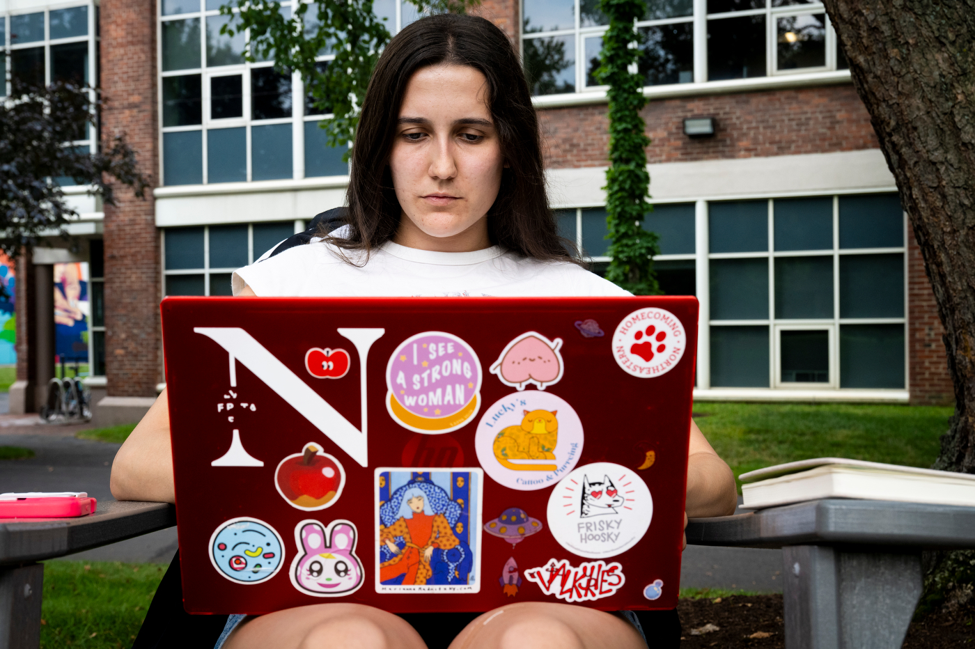 Stickered and studious