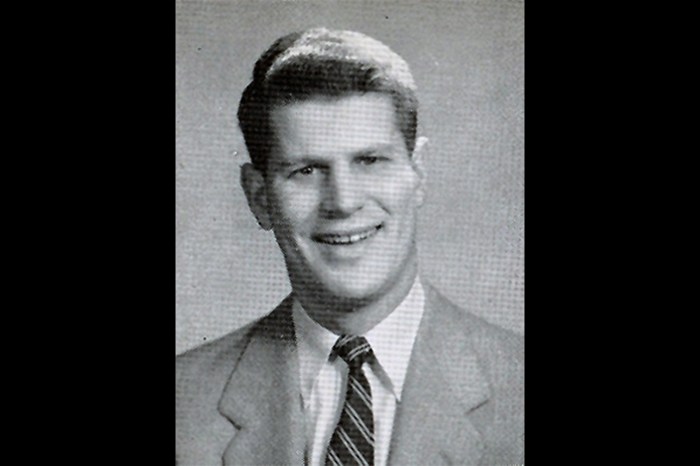 Black and white portrait of Richard Lesser.